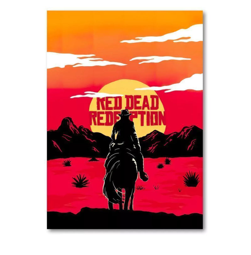 Placa Decorativa Red Dead