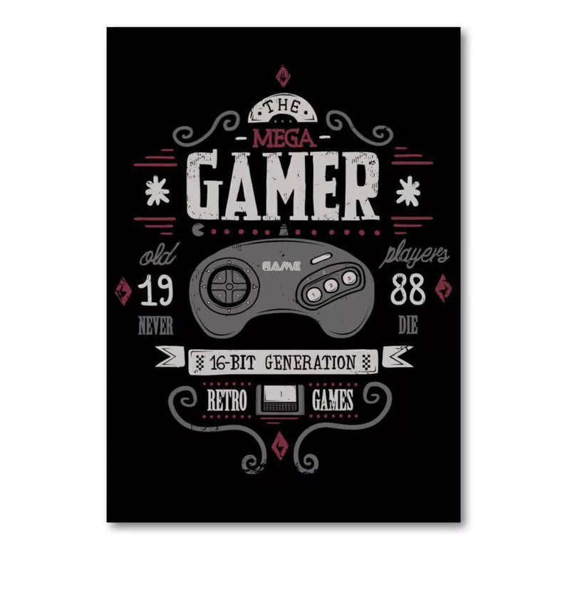 Placa Decorativa Gamer