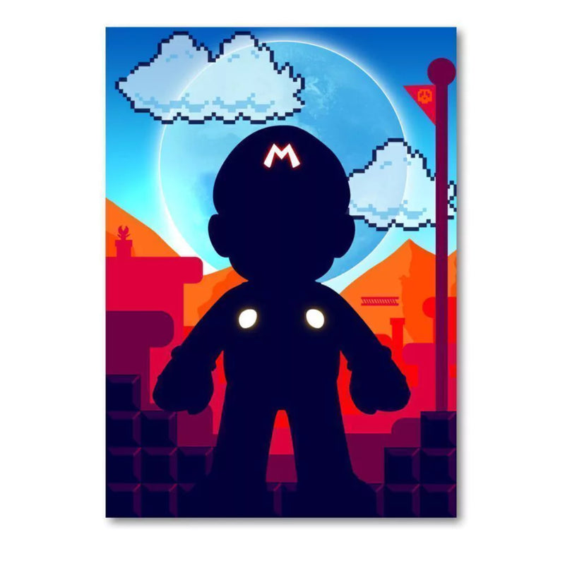 Placa Decorativa Mario Bros