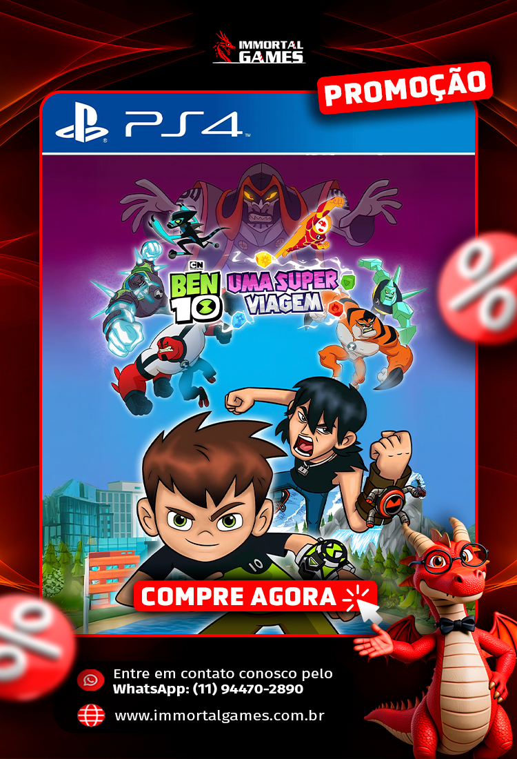 Ben 10 Uma Super viagem Ps4 Digital