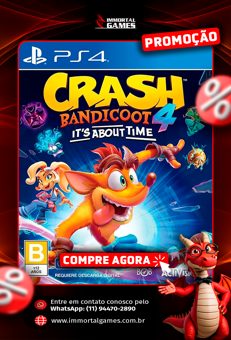 Crash Bandicoot 4 It’s About Time Ps4 Digital