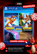 Crash Bandicoot - Pacote Quadrilogia PS4 & PS5 DIGITAL