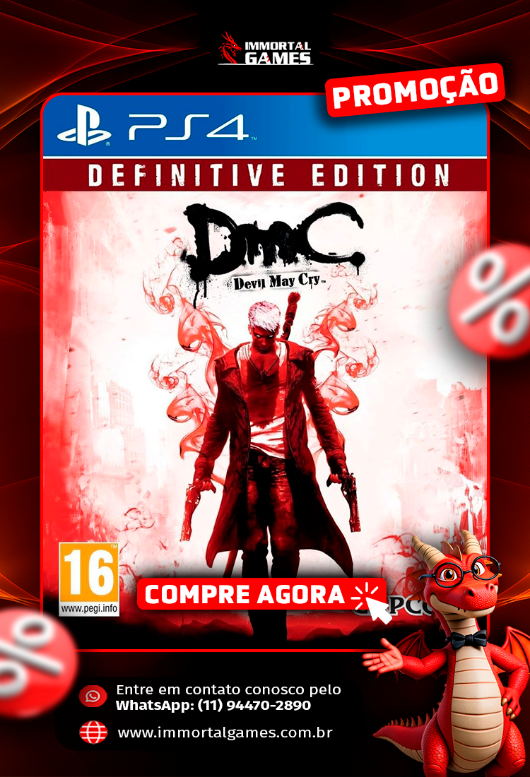 DmC Devil May Cry Definitive Edition - Edição Definitiva - Ps4 Digital