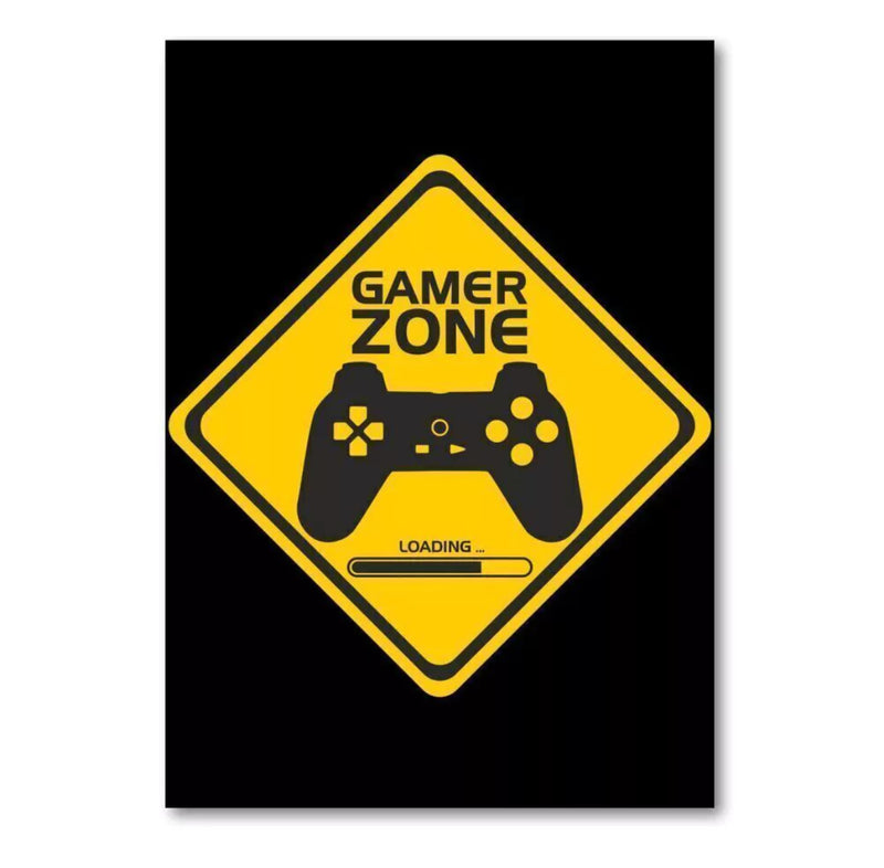 Placa Decorativa Gamer
