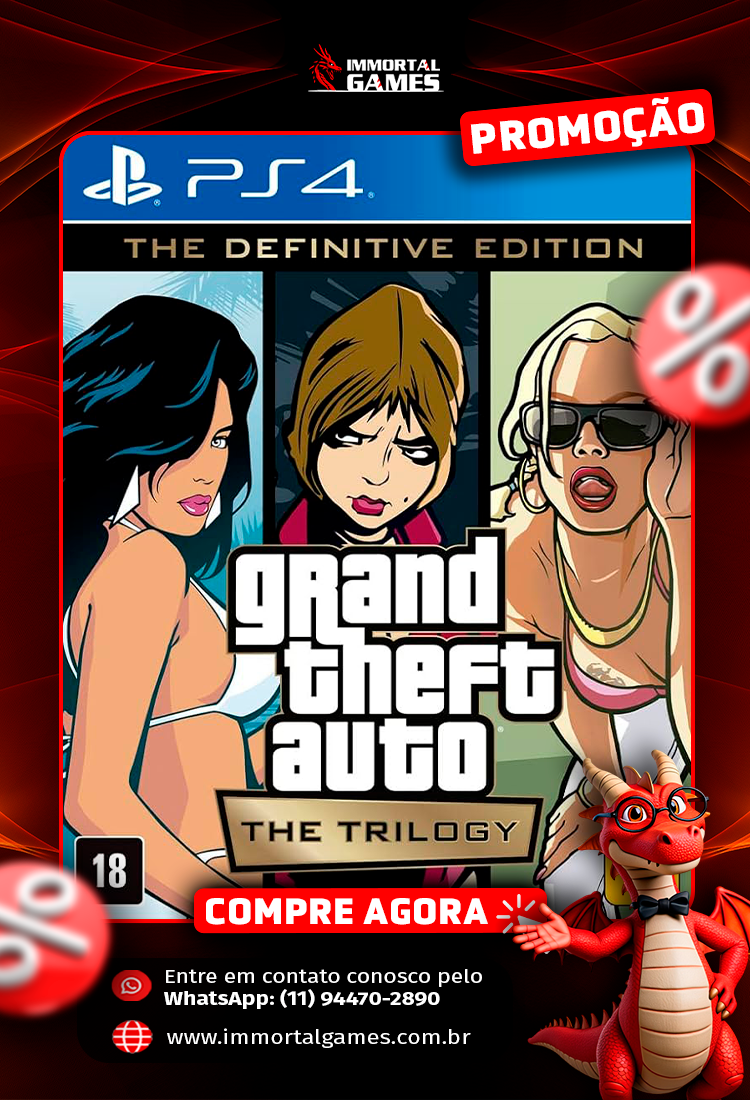 Grand Theft Auto: The Trilogy The Definitive Edition GTA PS4 digital