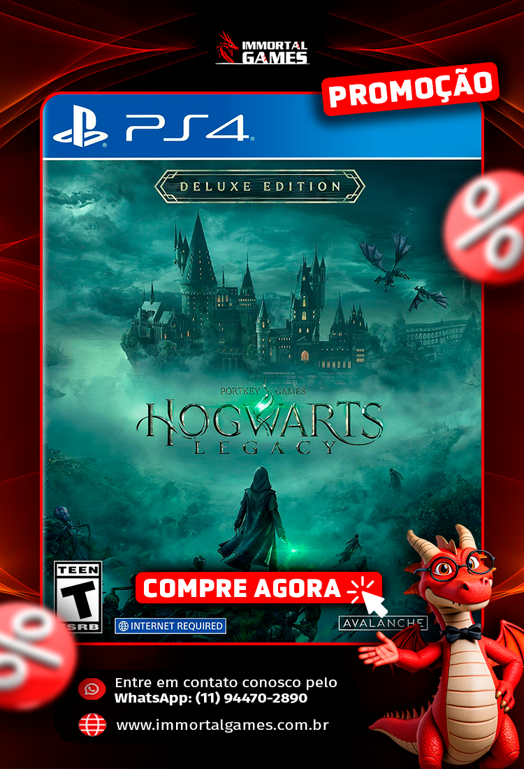 HOGWARTS LEGACY: EDIÇÃO DIGITAL DELUXE PS4 DIGITAL