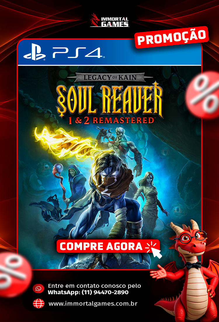 Legacy of Kain Soul Reaver 1&2 Remastered Ps4 & ps5 Digital