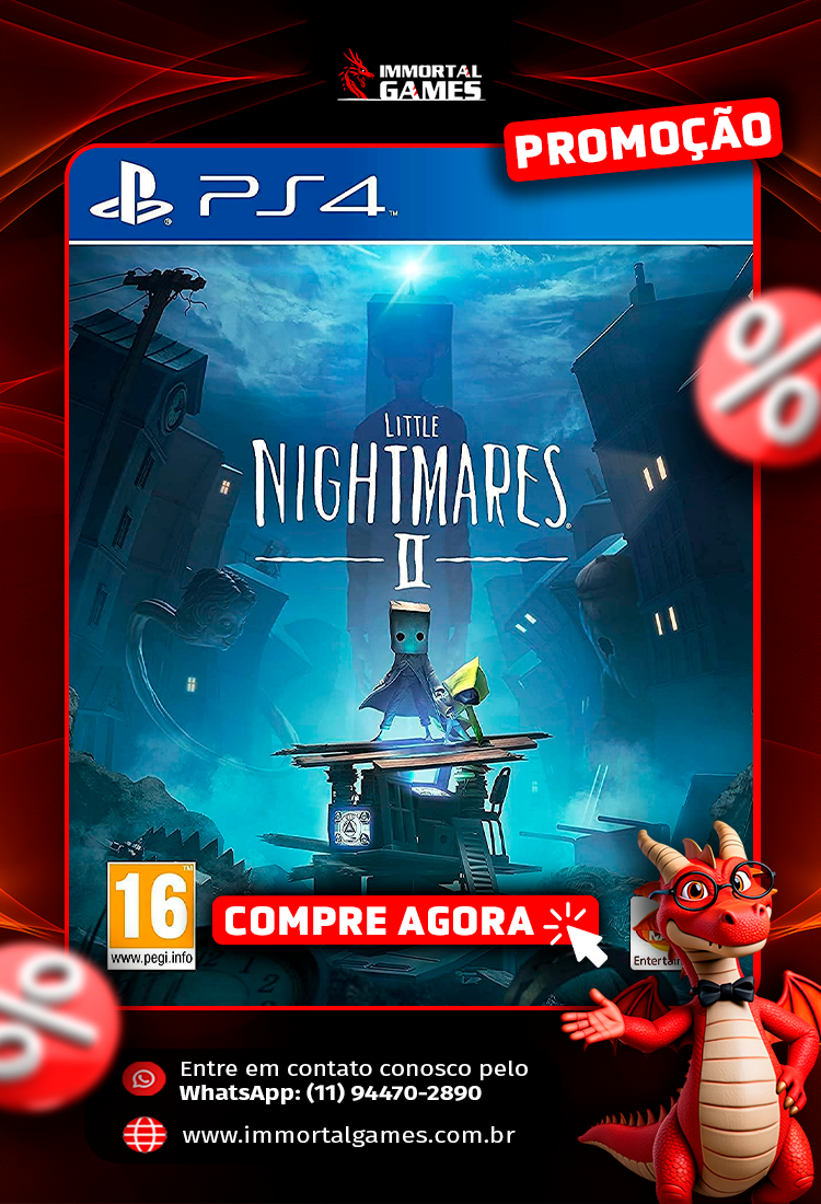 Little Nightmares 2 PS4 e Ps5 Digital