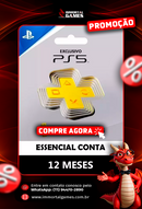 Psn Plus 12 Meses Essencial Playstation 5 Psn Digital