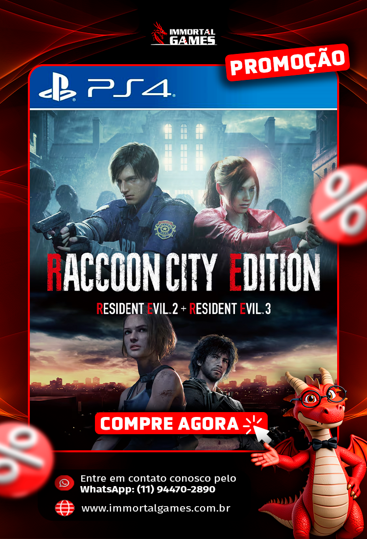 RESIDENT EVIL PACOTE RACCOON CITY EDITION ps4 Digital