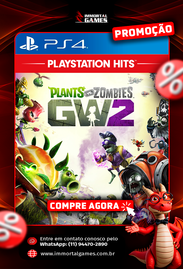 Plants vs. Zombies Garden Warfare 2: Edição Padrão PS4 Digital