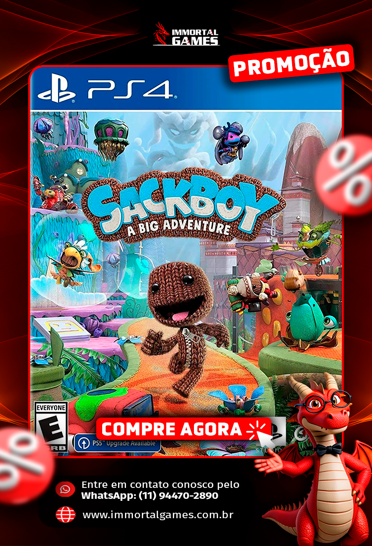 Sackboy: Uma Grande Aventura PS4 digital