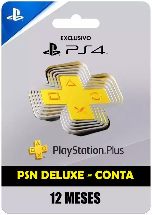 Psn Plus 12 Meses Deluxe Playstation 4 Psn Digital